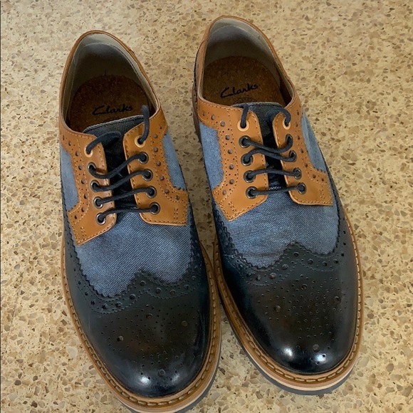 clarks brogues mens